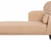 Right Hand Chaise Lounge Beige Boucle ARTHEZE DEF