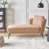 Right Hand Chaise Lounge Beige Boucle ARTHEZE DEF