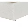 Sofá 3 lugares em bouclé branco ALLA