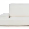 Sofá 3 lugares em bouclé branco ALLA