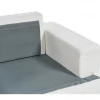 Sofá 3 lugares em bouclé branco ALLA