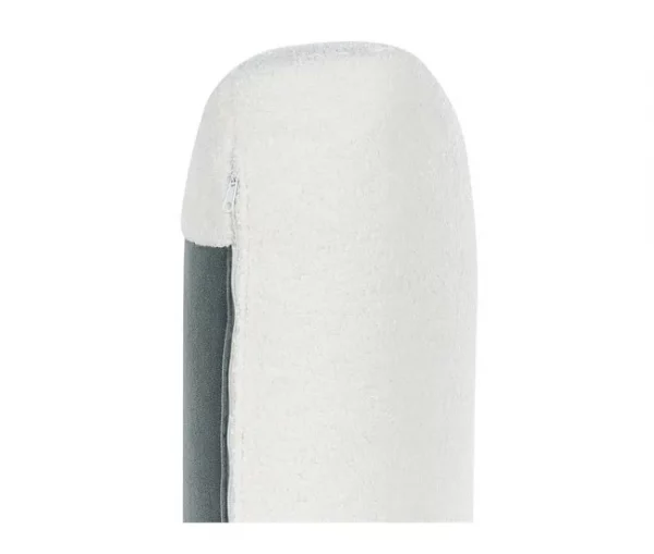 Sofá 3 lugares em bouclé branco ALLA