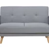 2-er Schlafsofa FLORLI hellgrau - CH