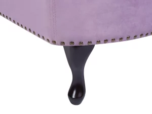 Chaiselongue NIMES samt, violett, links CH