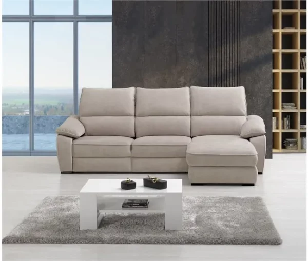 Sofá George 3L + chaise c/Cama