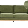 2 Seater Sofa Green Cord SIGGARD,DEF