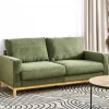 2 Seater Sofa Green Cord SIGGARD,DEF