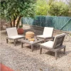 Conjunto de 2 poltronas-sofá Wave, duehome, Taupé (ancho), 65 cm