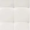 Chaiselongue ABERDEEN Kunstleder Weiss CH