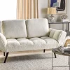 Sofa, BREKKE, white boucle DEF