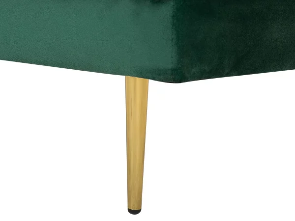 Chaiselongue MIRAMAS links smaragdgrün CH