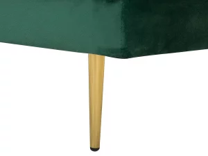 Chaiselongue MIRAMAS links smaragdgrün CH