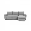 Chaise longue com cama ANTON reversível 3 lugares cinza
