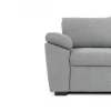Chaise longue com cama ANTON reversível 3 lugares cinza