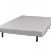 Sofá-cama de 2 lugares em tecido cinzento claro VESTFOLD