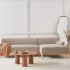 Left Corner Sofa Taupe SOSJO