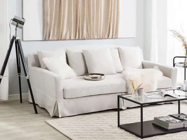 3-Sitzer Sofa GILJA hellgrau CH
