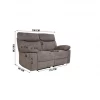 Sofá relax elétrico 2 lugares microfibra SHARONA