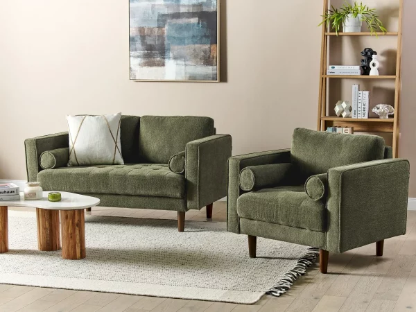 2 Seater + Armchair NURMO Green DEF