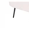Chaise-longue com encosto em tecido castanho à direita ARCEY