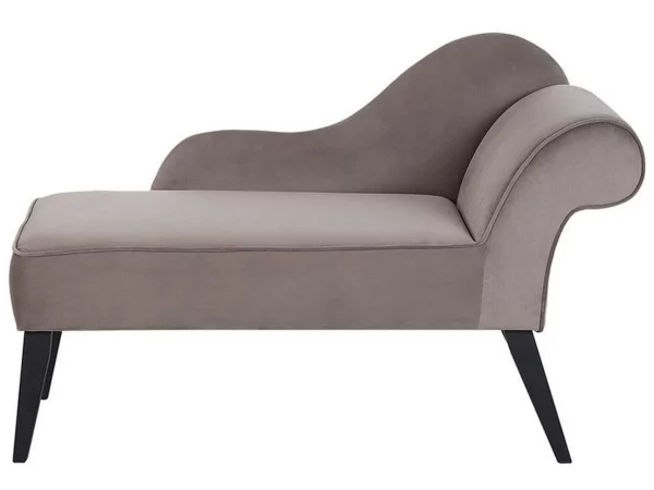 Chaiselongue BIARRITZ taupe rechtsseitig CH