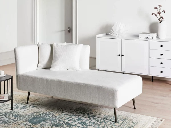 Chaise longue, RIOM, off white, left DEF
