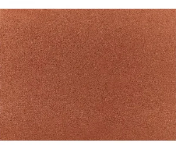 Sofá de 3 lugares em veludo laranja LOEN