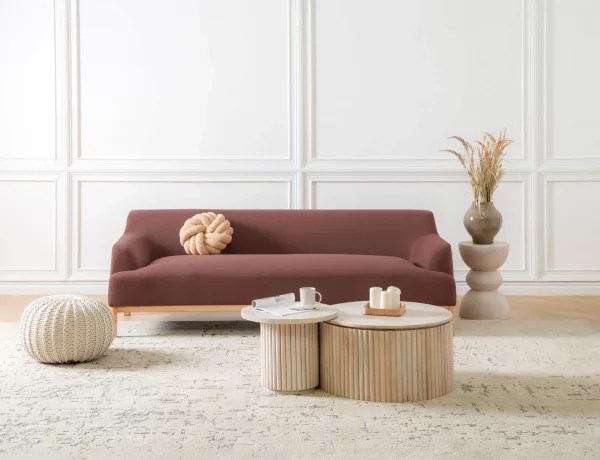 3 Seater Sofa fabric, burgundy SOSJO