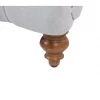 Chaise-longue em tecido cinzento MURET
