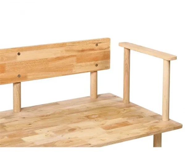 Sofá 2 lugares em tecido creme ASKER