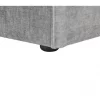 Chaise-longue em tecido cinzento à direita HELLNAR