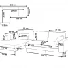 Corner Sofa R, FLAM, Light Brown, DEF