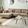 Corner Sofa R, FLAM, Light Brown, DEF