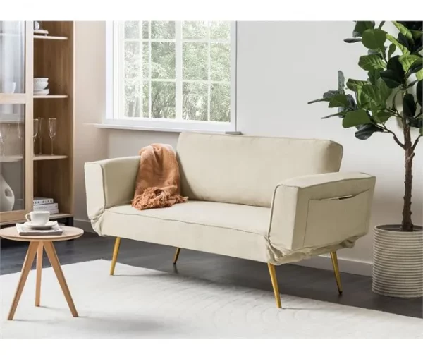 Sofá-cama Creme SAARELA