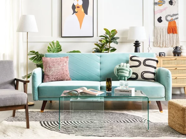 Sofa, SENJA, blue, DEF