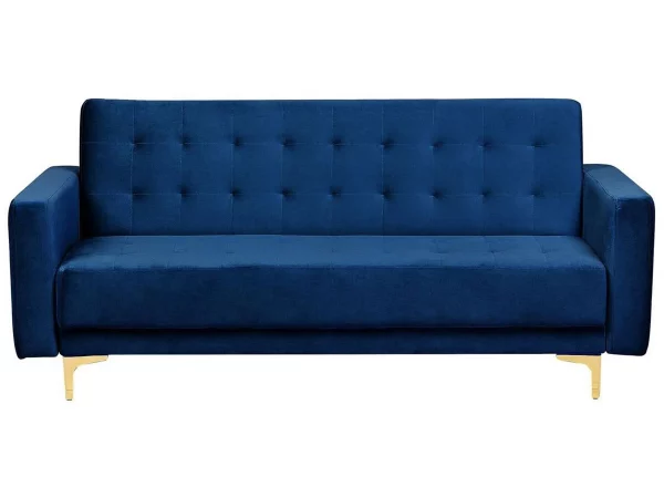 Dreisitzer ABERDEEN Samt Marineblau CH