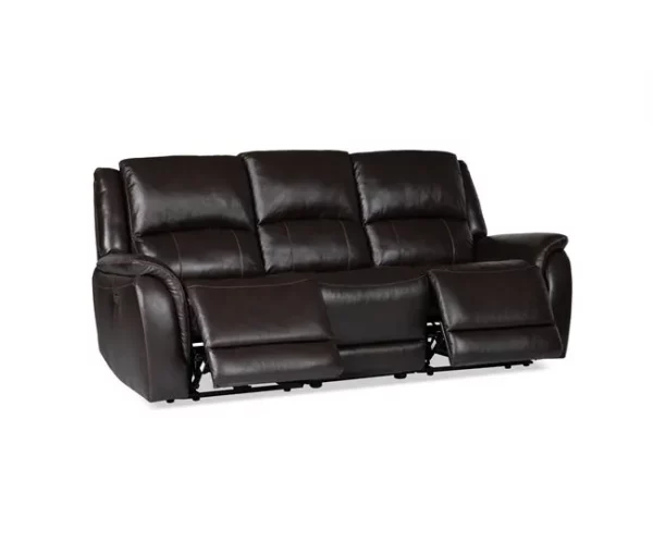 Sofá NINFA 2 lugares relax manual castanho