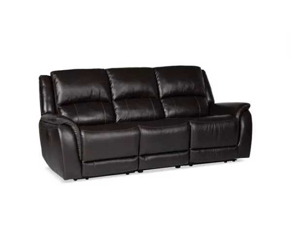 Sofá NINFA 2 lugares relax manual castanho