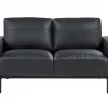 Sofa SOVIK, 2-seater, black PU DEF