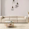 3 Seater Modular Sofa Beige ARDAL